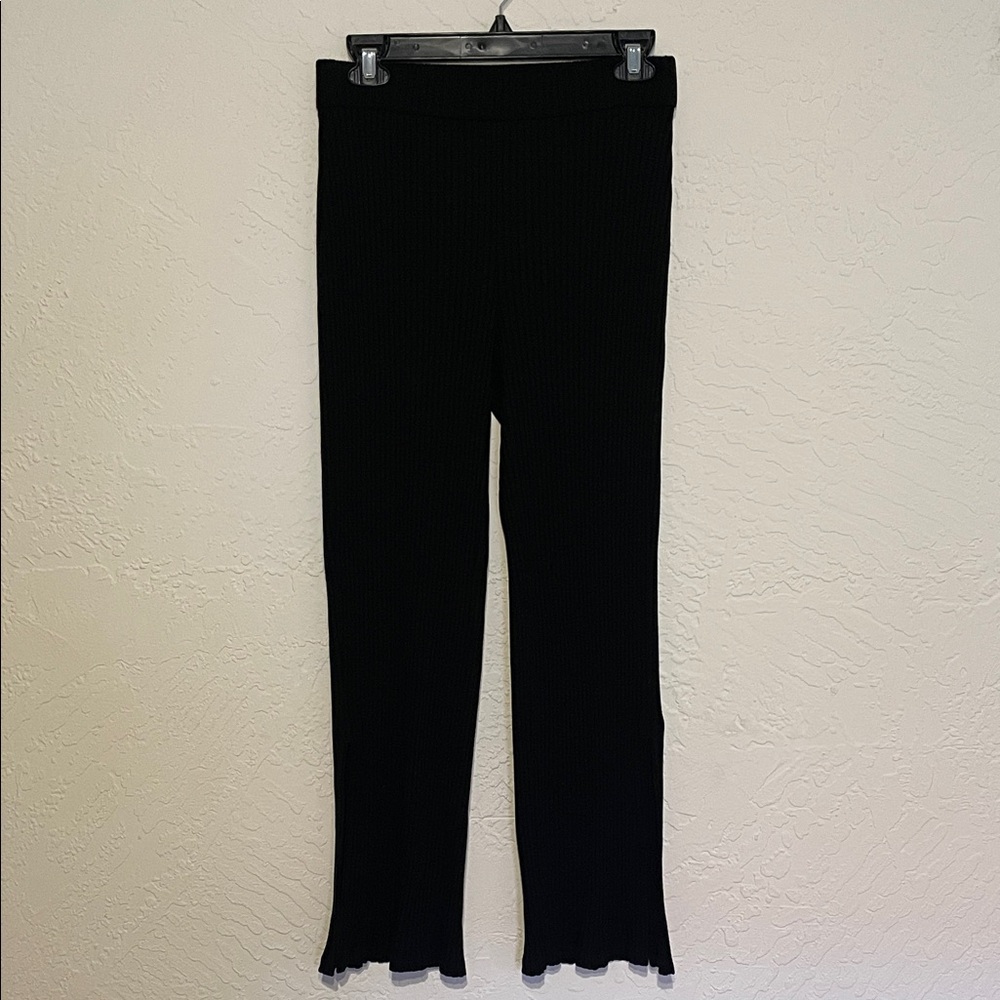 Eileen Fisher Women's Ribbed Side Slit pant